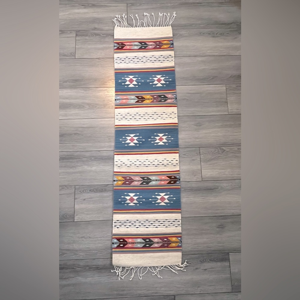 Mexican Wool Rug from Oaxaca